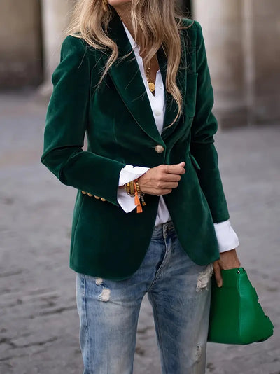 JULISSA | ELEGANT VELVET BLAZER