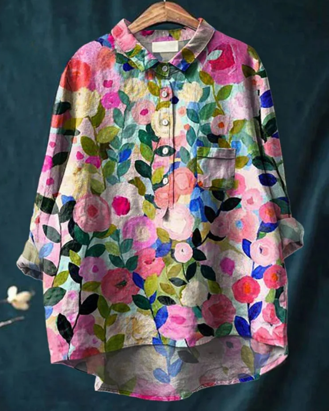 Jenny | Stylish Floral Button-Up Shirt