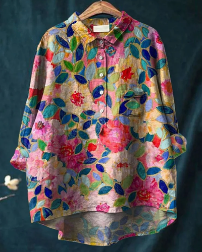 Jenny | Stylish Floral Button-Up Shirt