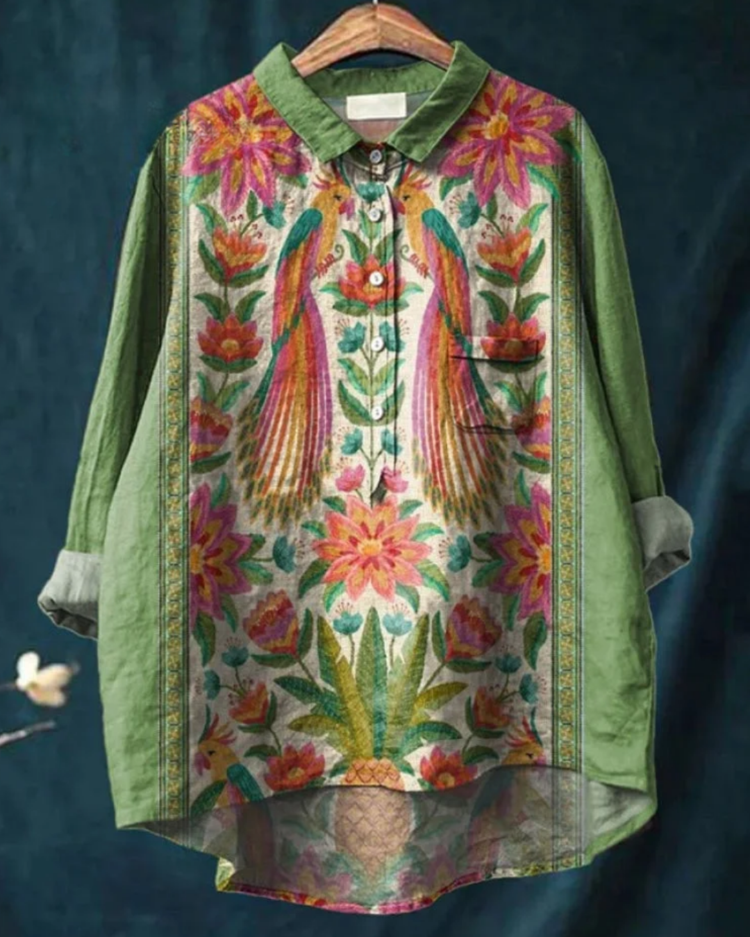 Jenny | Stylish Floral Button-Up Shirt