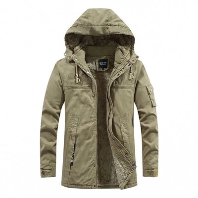 Byron | Comfortable Fleece Jacket with Hood