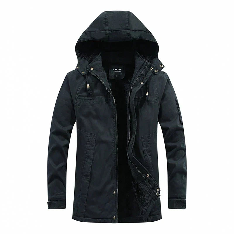 Byron | Comfortable Fleece Jacket with Hood