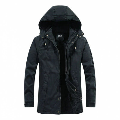 Byron | Comfortable Fleece Jacket with Hood