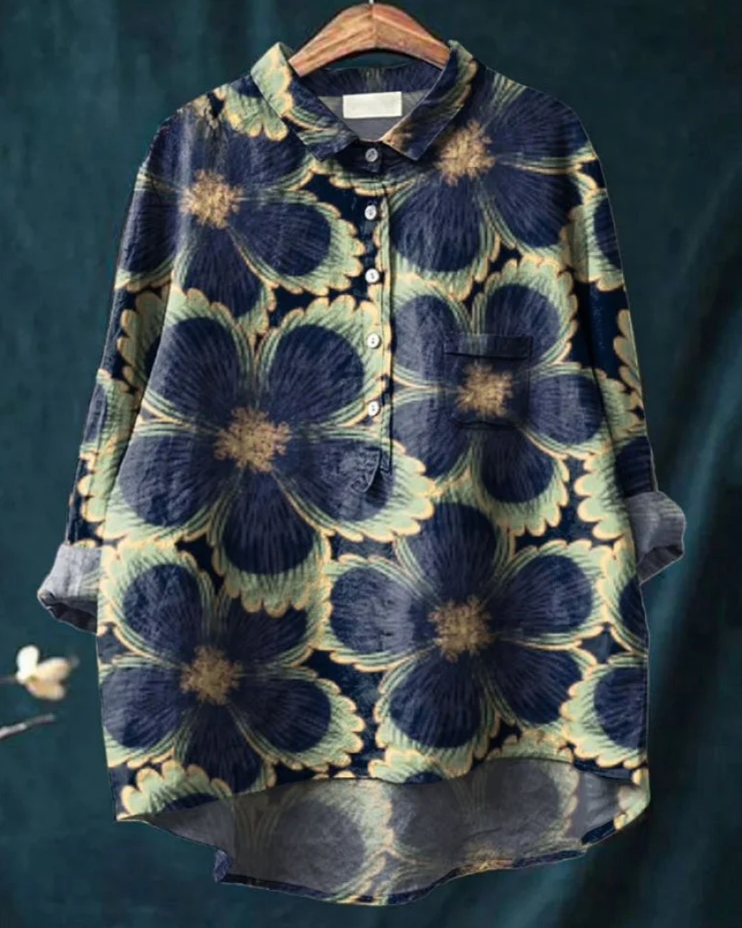 Jenny | Stylish Floral Button-Up Shirt
