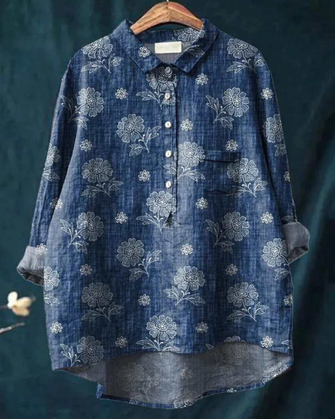 Jenny | Stylish Floral Button-Up Shirt