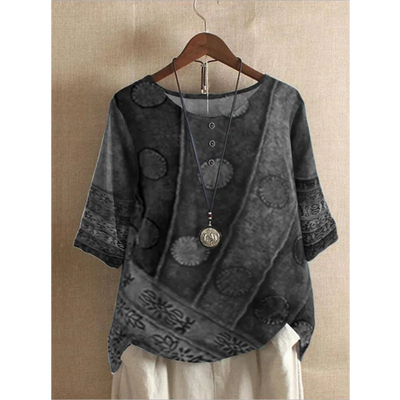 Valarie - Colourful Bohemian Top