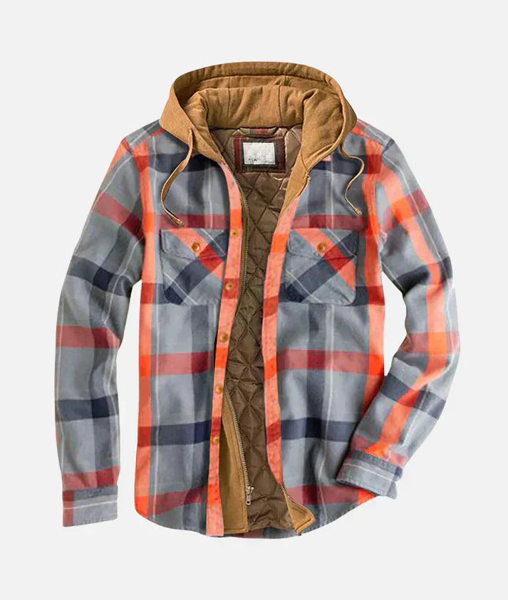 Andrea™ | Stylish Patchwork Check Jacket