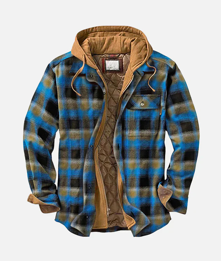 Andrea™ | Stylish Patchwork Check Jacket