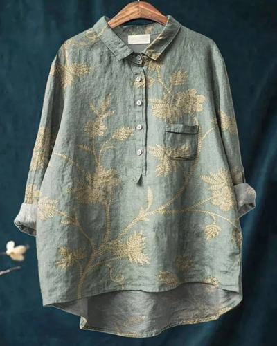 Jenny | Stylish Floral Button-Up Shirt