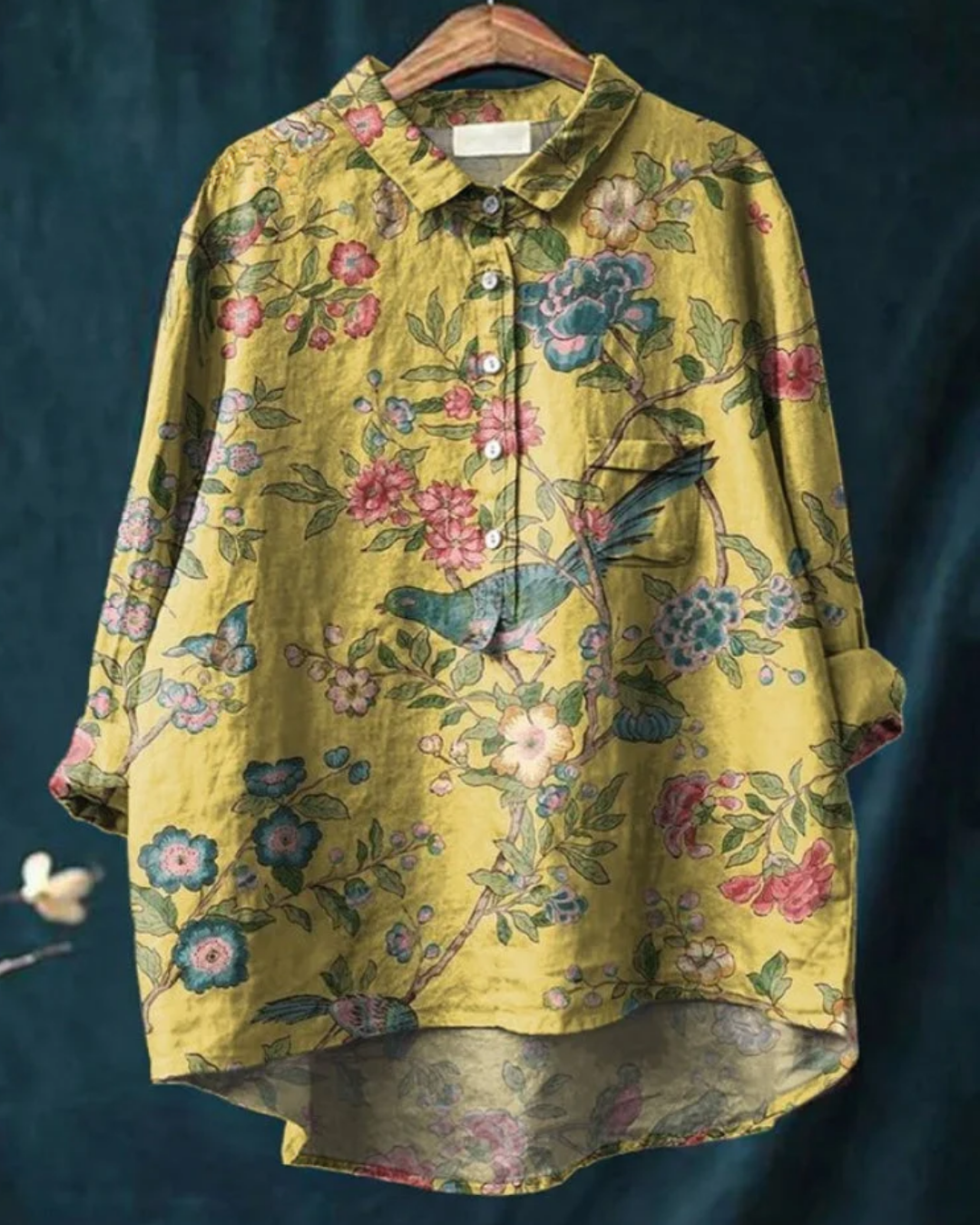 Jenny | Stylish Floral Button-Up Shirt
