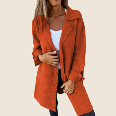 Frankie | Casual Oversized Coat with Lapels