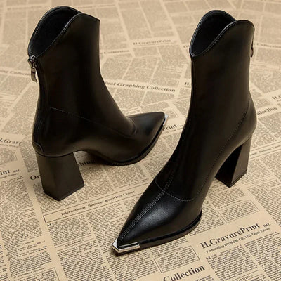 Lexi™ | Comfortable Leather Ankle Boots for Women