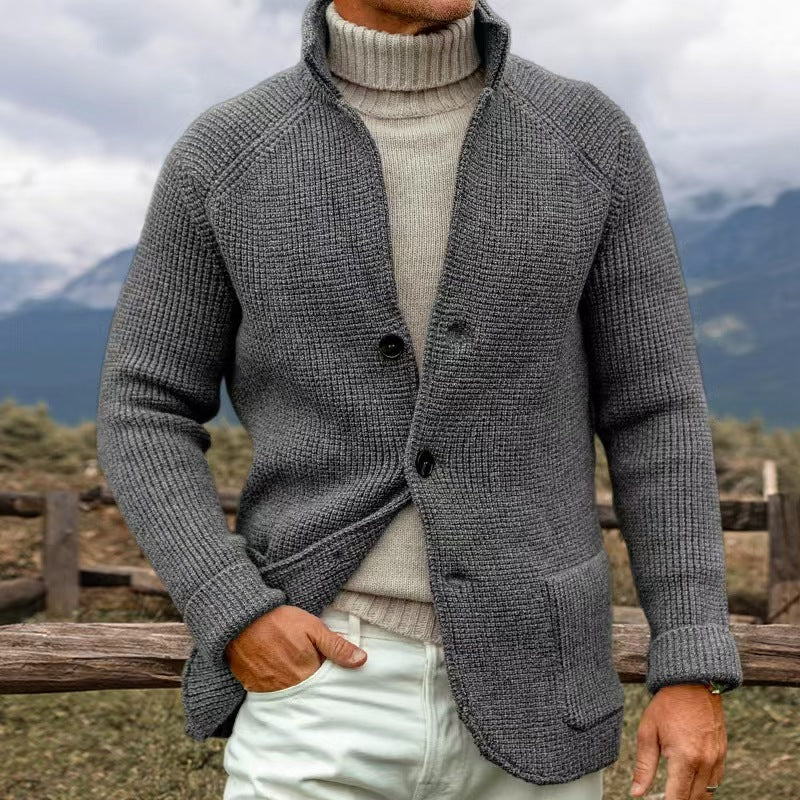 Jett - KNITTED CARDIGAN IN CHUNKY KNIT LOOK