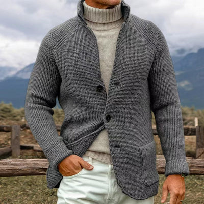 Jett - KNITTED CARDIGAN IN CHUNKY KNIT LOOK