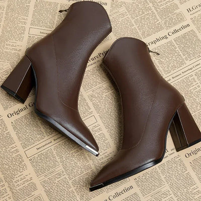 Lexi™ | Comfortable Leather Ankle Boots for Women