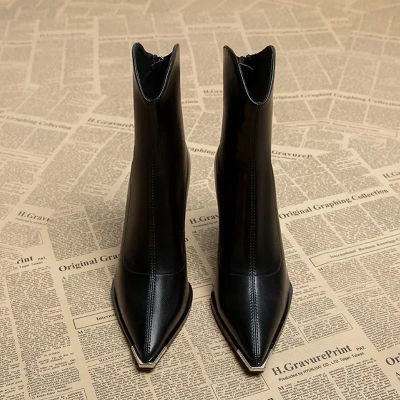 Lexi™ | Comfortable Leather Ankle Boots for Women