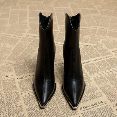 Lexi™ | Comfortable Leather Ankle Boots for Women
