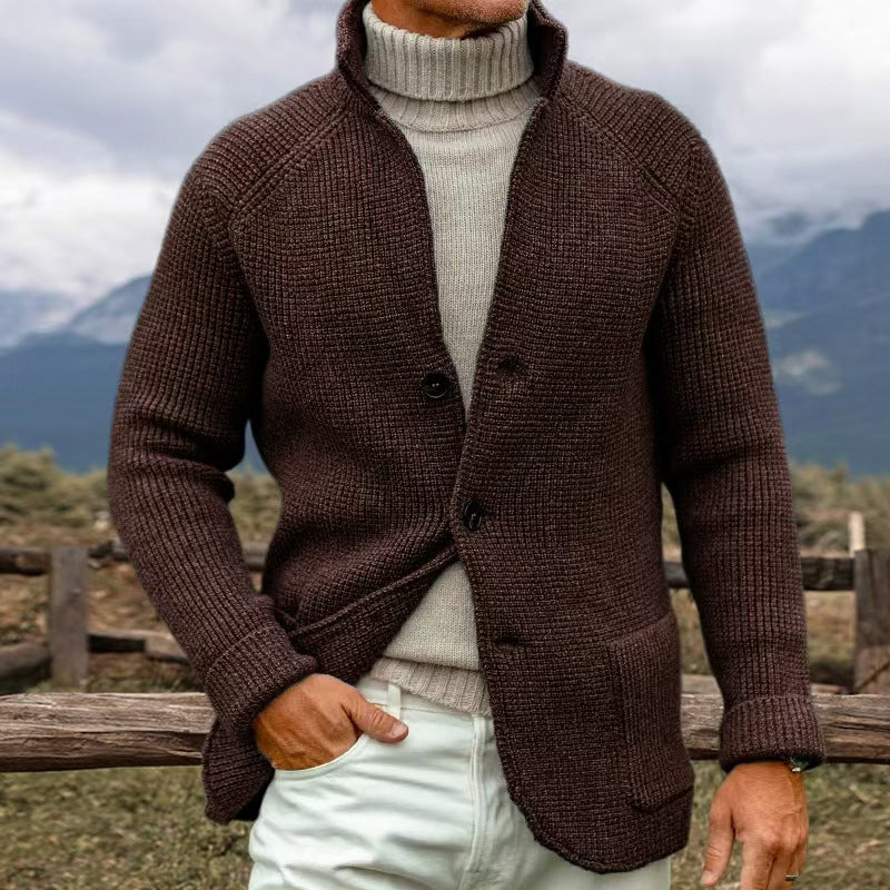 Jett - KNITTED CARDIGAN IN CHUNKY KNIT LOOK