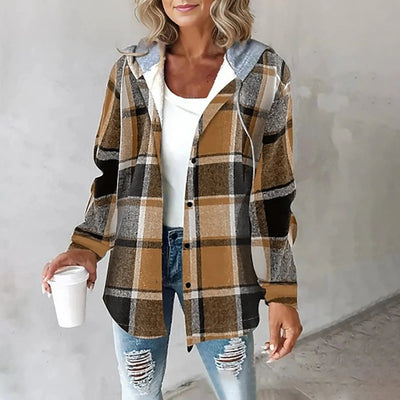 Jemima™ | Women's Buttoned Check Jacket