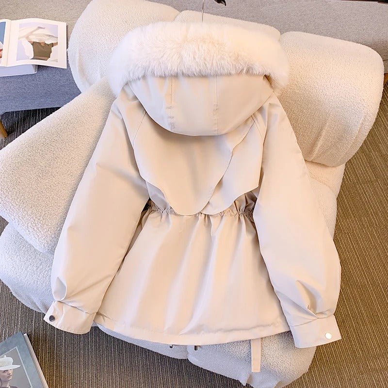 Amity™ | Elegant Winter Down Jacket with Fur