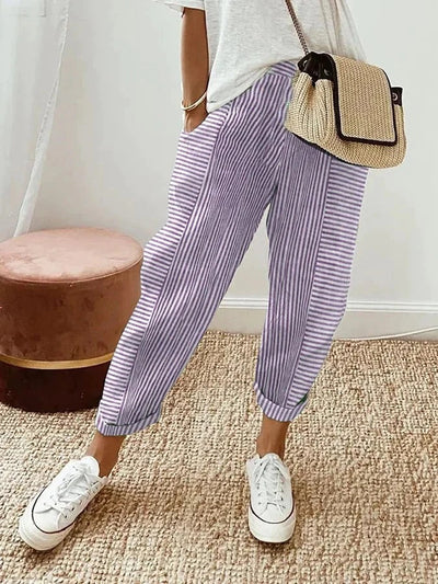 Astrid - Striped Astrid Trousers