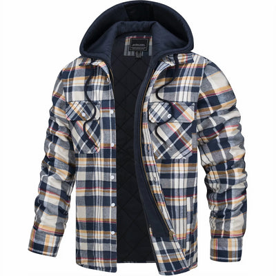 Declan | Checked Jacket with Zip