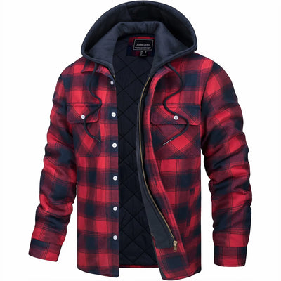 Declan | Checked Jacket with Zip