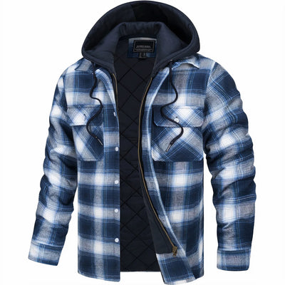 Declan | Checked Jacket with Zip