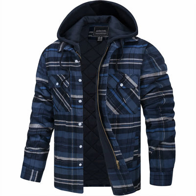 Declan | Checked Jacket with Zip
